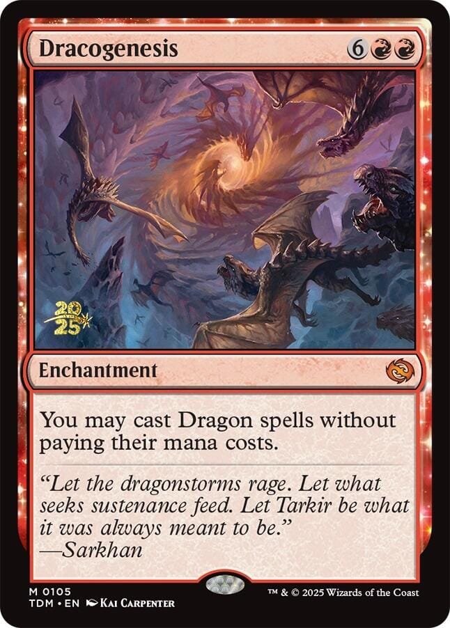 Dracogenesis [Tarkir: Dragonstorm Prerelease Promos] MTG Single Magic: The Gathering  | Multizone: Comics And Games