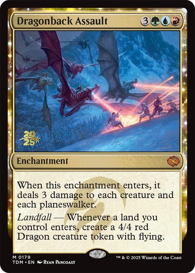 Dragonback Assault [Tarkir: Dragonstorm Prerelease Promos] MTG Single Magic: The Gathering  | Multizone: Comics And Games