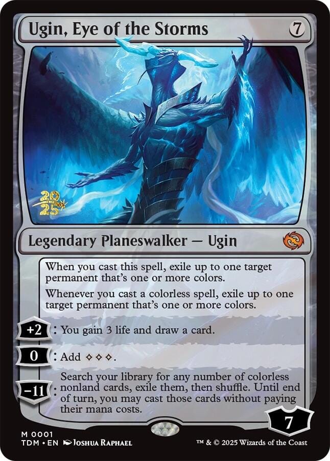 Ugin, Eye of the Storms [Tarkir: Dragonstorm Prerelease Promos] MTG Single Magic: The Gathering  | Multizone: Comics And Games