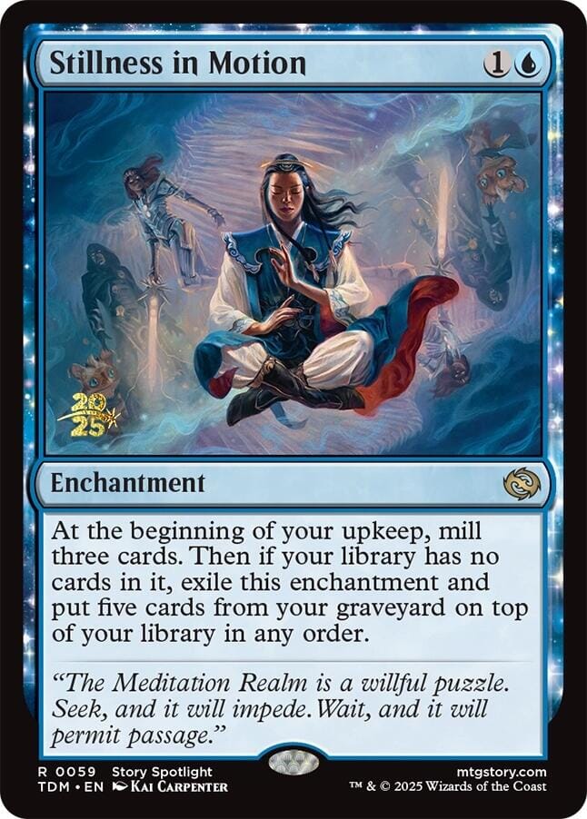 Stillness in Motion [Tarkir: Dragonstorm Prerelease Promos] MTG Single Magic: The Gathering  | Multizone: Comics And Games