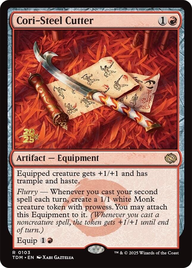 Cori-Steel Cutter [Tarkir: Dragonstorm Prerelease Promos] MTG Single Magic: The Gathering  | Multizone: Comics And Games