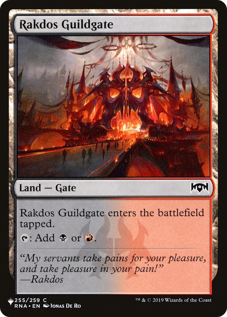 Rakdos Guildgate [The List] MTG Single Magic: The Gathering  | Multizone: Comics And Games
