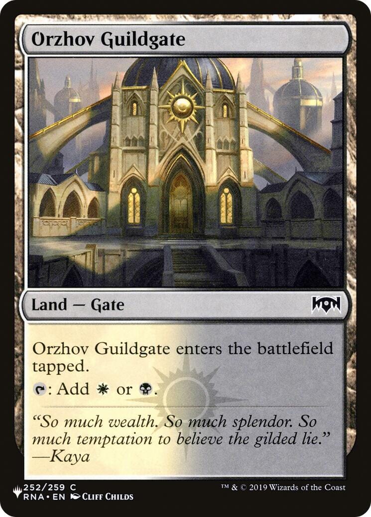 Orzhov Guildgate [The List] MTG Single Magic: The Gathering  | Multizone: Comics And Games