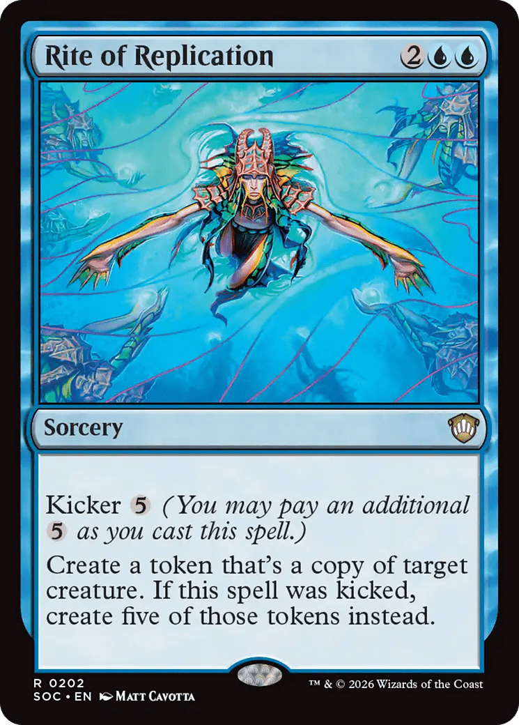 Rite of Replication [Secrets of Strixhaven Commander] MTG Single Magic: The Gathering  | Multizone: Comics And Games