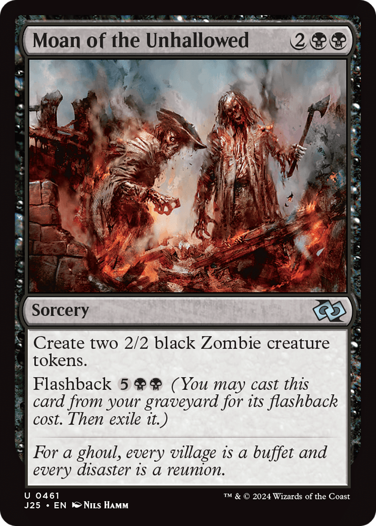 Moan of the Unhallowed [Foundations Jumpstart] MTG Single Magic: The Gathering  | Multizone: Comics And Games