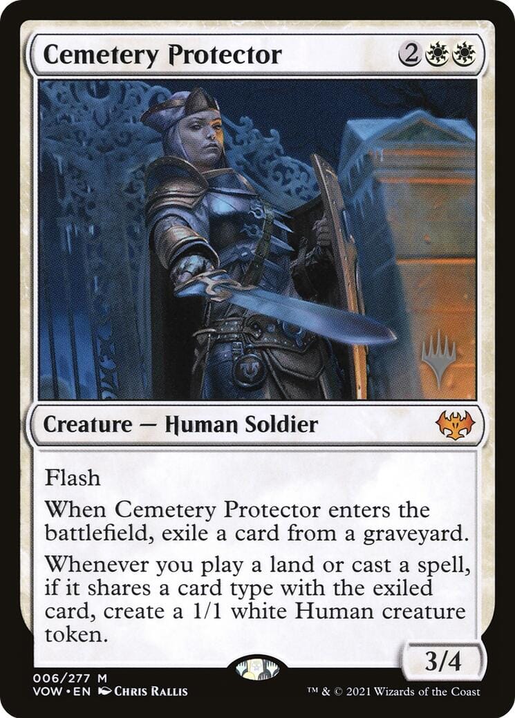 Cemetery Protector [Aetherdrift Promos] MTG Single Magic: The Gathering  | Multizone: Comics And Games