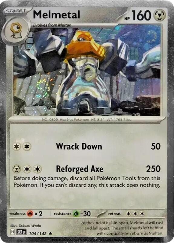 Melmetal (104/142) (Cosmos Holo) [Scarlet & Violet: Stellar Crown] Pokemon Single Pokémon  | Multizone: Comics And Games