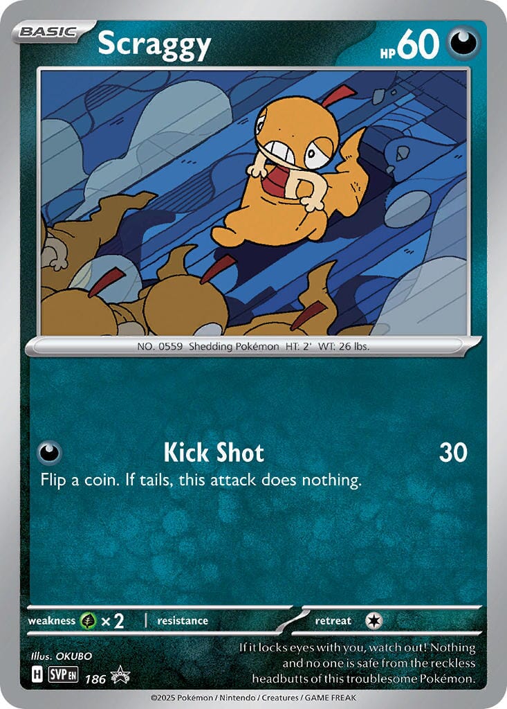 Scraggy (186) [Scarlet & Violet: Black Star Promos] Pokemon Single Pokémon  | Multizone: Comics And Games