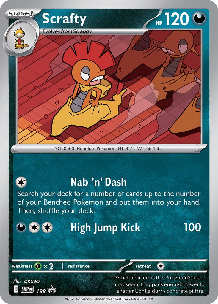 Scrafty (188) [Scarlet & Violet: Black Star Promos] Pokemon Single Pokémon  | Multizone: Comics And Games
