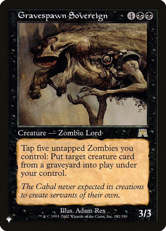 Gravespawn Sovereign [The List] MTG Single Magic: The Gathering  | Multizone: Comics And Games