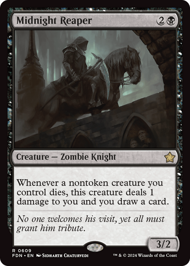 Midnight Reaper [Foundations] MTG Single Magic: The Gathering  | Multizone: Comics And Games