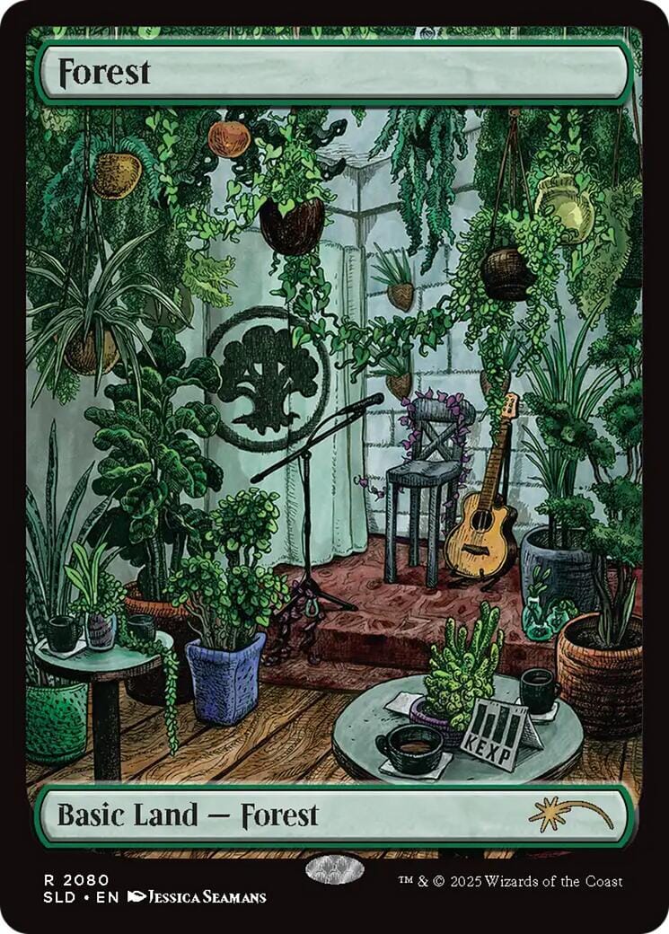 Forest (2080) [Secret Lair Drop Series] MTG Single Magic: The Gathering  | Multizone: Comics And Games