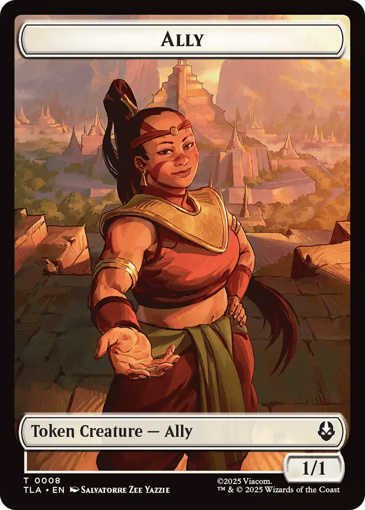 Ally (0008) // Soldier (0002) Double-Sided Token [Avatar: The Last Airbender Tokens] MTG Single Magic: The Gathering  | Multizone: Comics And Games