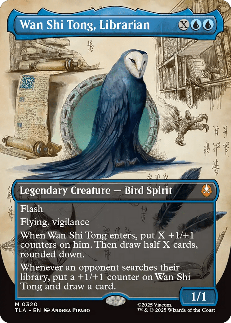 Wan Shi Tong, Librarian (Borderless) [Avatar: The Last Airbender] MTG Single Magic: The Gathering  | Multizone: Comics And Games