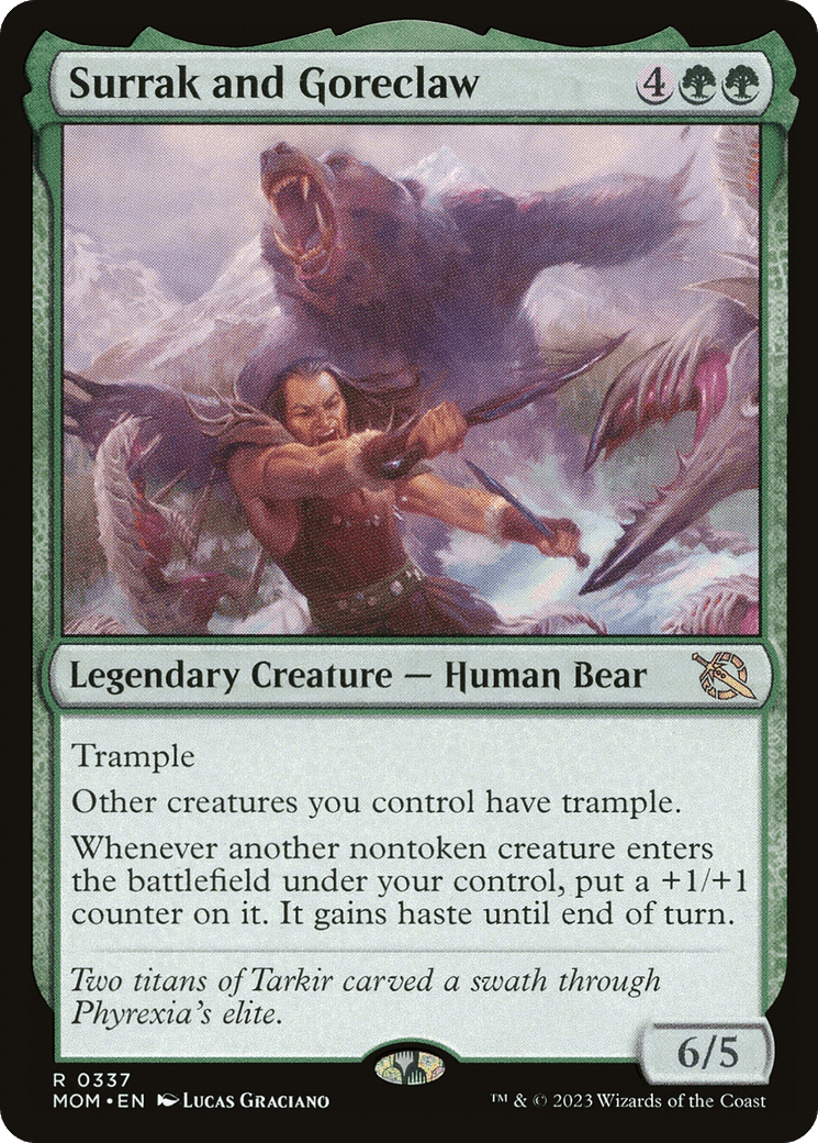 Surrak and Goreclaw [March of the Machine] MTG Single Magic: The Gathering  | Multizone: Comics And Games