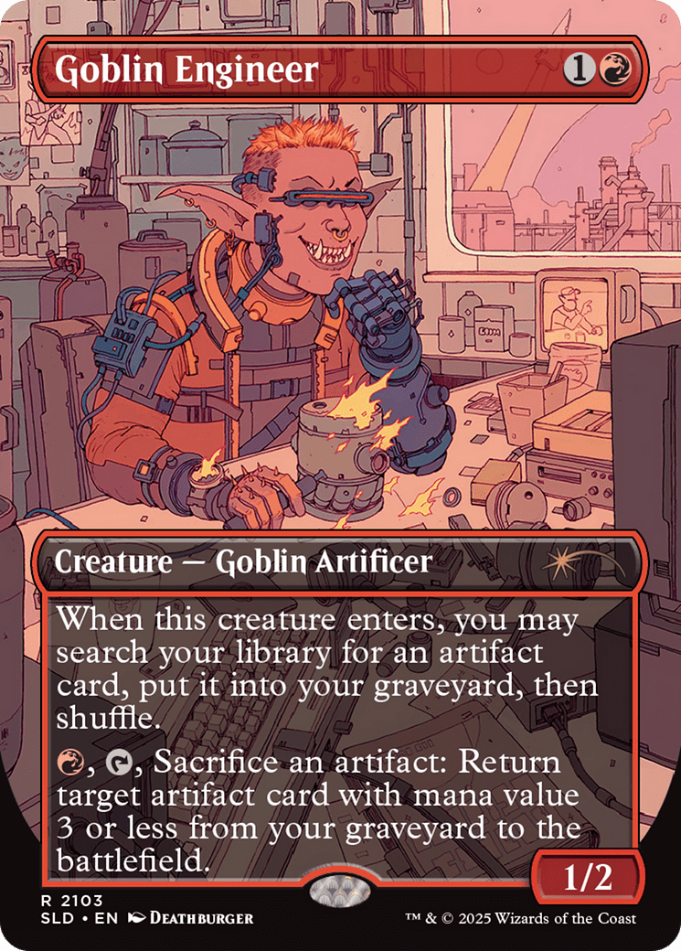 Goblin Engineer (Galaxy Foil) [Secret Lair Drop Series] MTG Single Magic: The Gathering  | Multizone: Comics And Games
