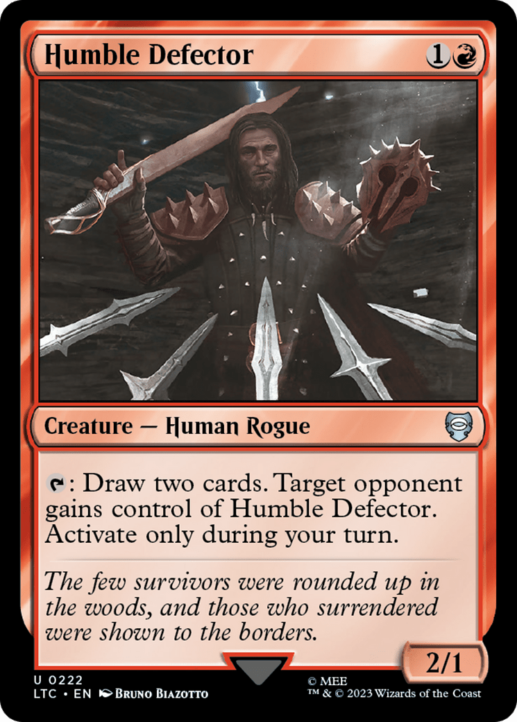 Humble Defector [The Lord of the Rings: Tales of Middle-Earth Commander] MTG Single Magic: The Gathering  | Multizone: Comics And Games
