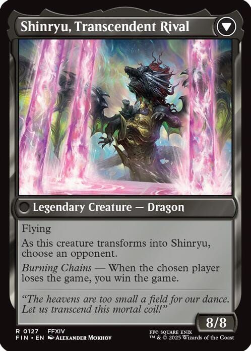 Zenos yae Galvus // Shinryu, Transcendent Rival [FINAL FANTASY] MTG Single Magic: The Gathering  | Multizone: Comics And Games