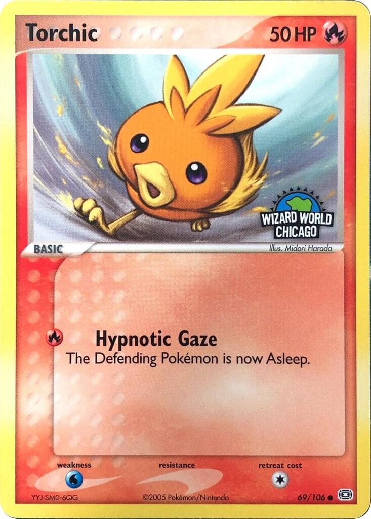 Torchic (69/106) (Wizard World Chicago) [Miscellaneous Cards] Pokemon Single Pokémon  | Multizone: Comics And Games