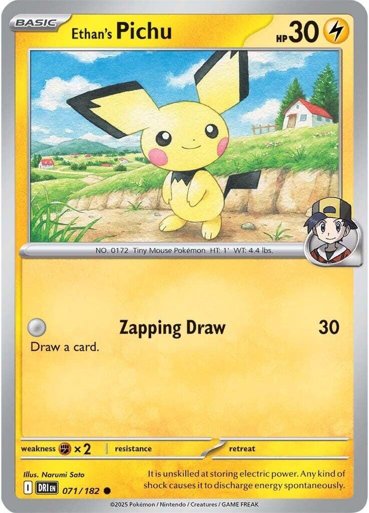 Ethan's Pichu (071/182) [Scarlet & Violet: Destined Rivals] Pokemon Single Pokémon  | Multizone: Comics And Games