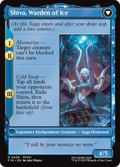 Jill, Shiva's Dominant // Shiva, Warden of Ice (Extended Art) [FINAL FANTASY] MTG Single Magic: The Gathering  | Multizone: Comics And Games
