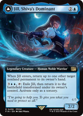 Jill, Shiva's Dominant // Shiva, Warden of Ice (Extended Art) [FINAL FANTASY] MTG Single Magic: The Gathering  | Multizone: Comics And Games