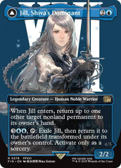 Jill, Shiva's Dominant // Shiva, Warden of Ice (Borderless) [FINAL FANTASY] MTG Single Magic: The Gathering  | Multizone: Comics And Games