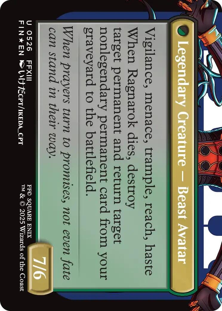 Fang, Fearless l'Cie (Borderless) (Surge Foil) [FINAL FANTASY] MTG Single Magic: The Gathering  | Multizone: Comics And Games