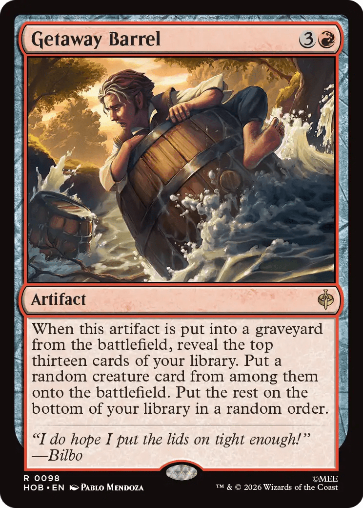 Getaway Barrel [The Hobbit] MTG Single Magic: The Gathering  | Multizone: Comics And Games