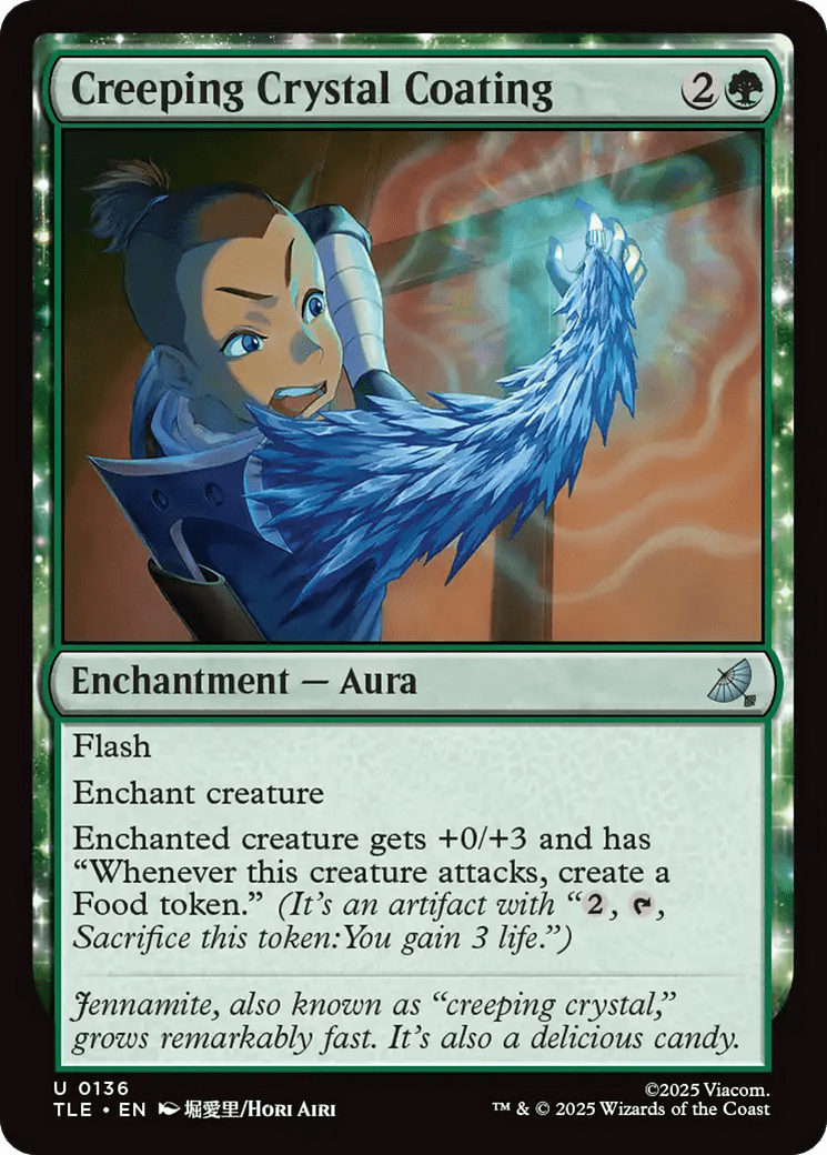 Creeping Crystal Coating [Avatar: The Last Airbender: Eternal-Legal] MTG Single Magic: The Gathering  | Multizone: Comics And Games