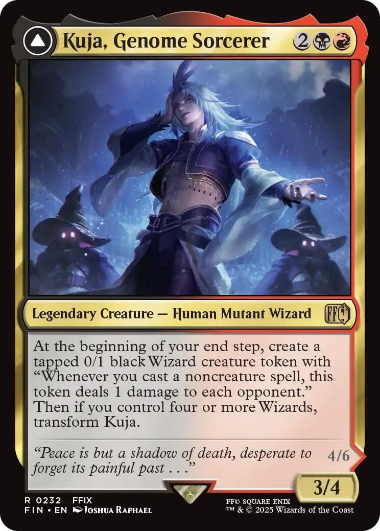 Kuja, Genome Sorcerer // Trance Kuja, Fate Defied [FINAL FANTASY] MTG Single Magic: The Gathering  | Multizone: Comics And Games