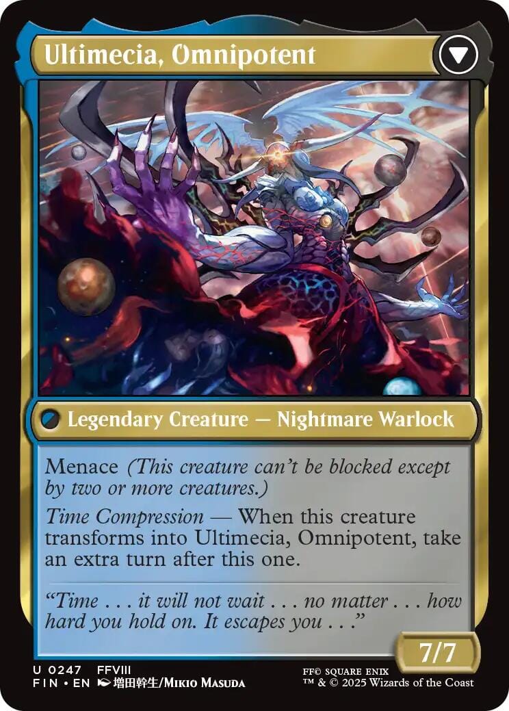 Ultimecia, Time Sorceress // Ultimecia, Omnipotent [FINAL FANTASY] MTG Single Magic: The Gathering  | Multizone: Comics And Games