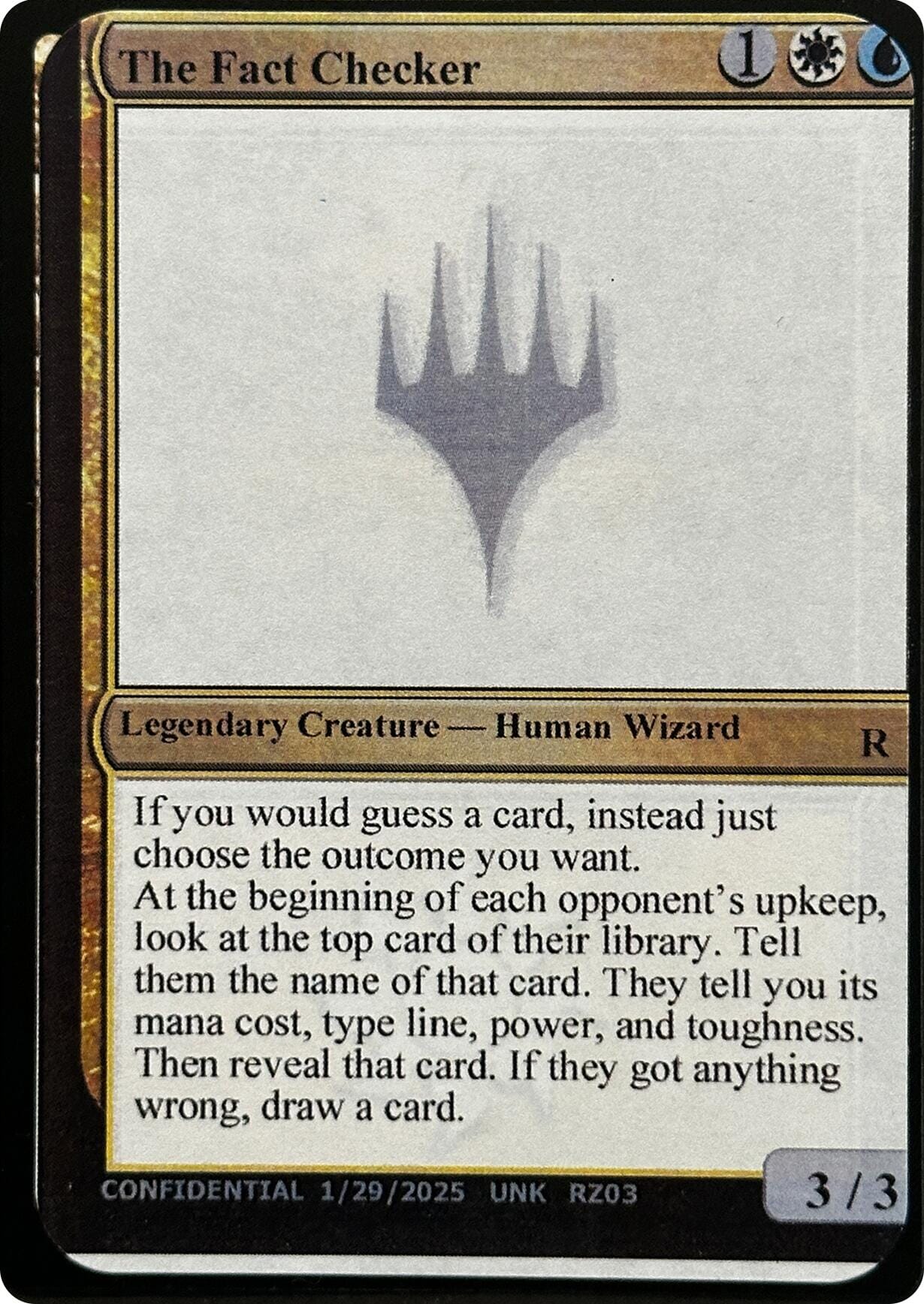 The Fact Checker [Unknown Event] MTG Single Magic: The Gathering  | Multizone: Comics And Games