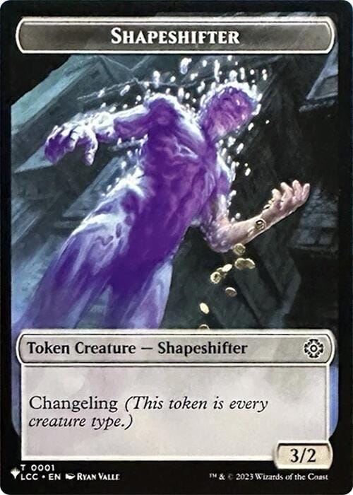 Shapeshifter // Cat Double-Sided Token [Secret Lair Drop Series] MTG Single Magic: The Gathering  | Multizone: Comics And Games