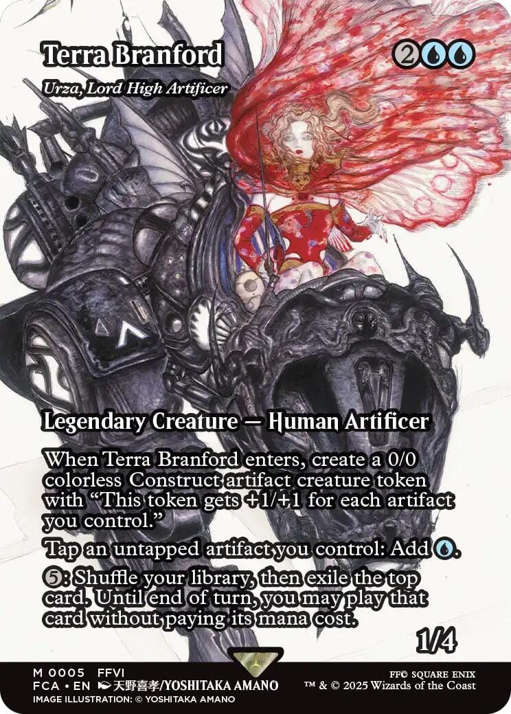 Terra Branford - Urza, Lord High Artificer (Showcase) [FINAL FANTASY : Through the Ages] MTG Single Magic: The Gathering  | Multizone: Comics And Games