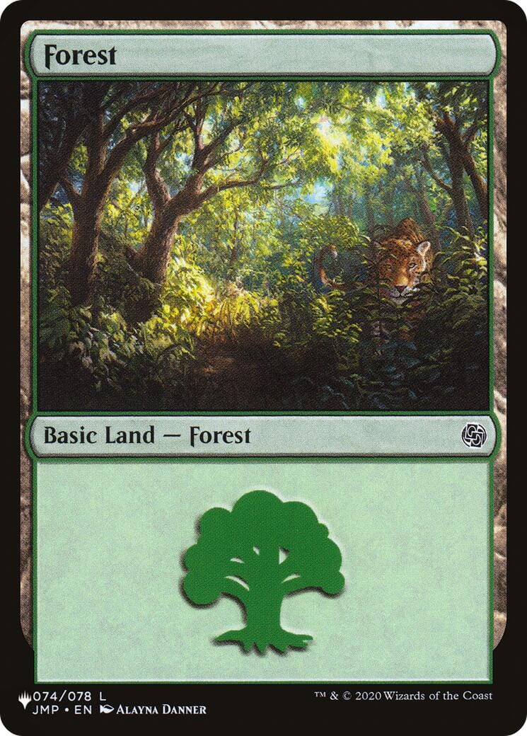 Forest (074) (JMP) [The List] MTG Single Magic: The Gathering  | Multizone: Comics And Games