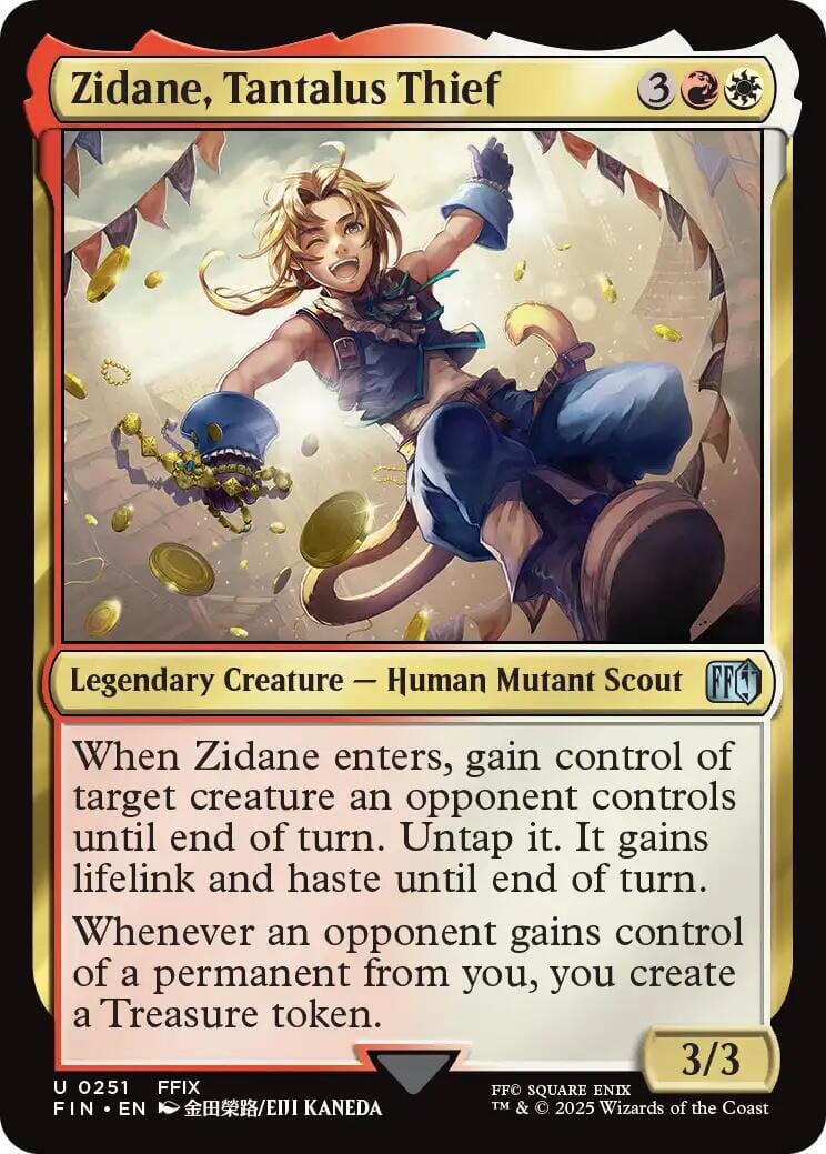 Zidane, Tantalus Thief [FINAL FANTASY] MTG Single Magic: The Gathering  | Multizone: Comics And Games
