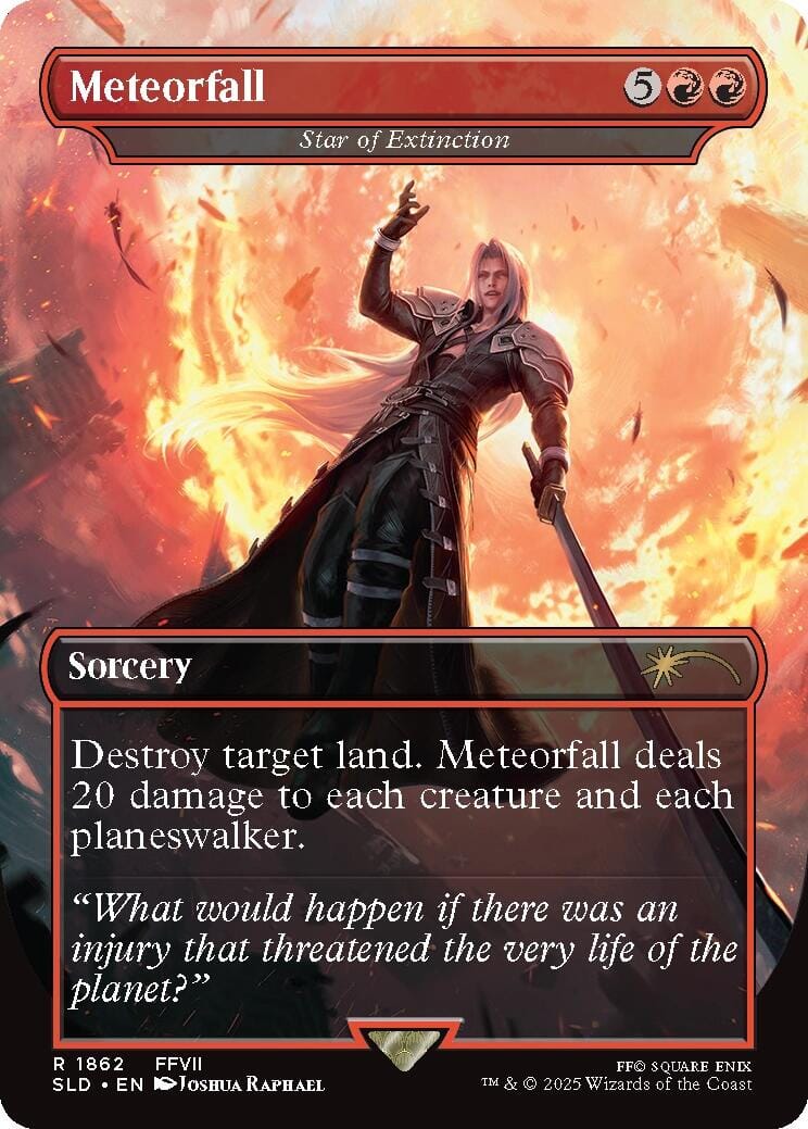 Meteorfall - Star of Extinction [Secret Lair Drop Series] MTG Single Magic: The Gathering  | Multizone: Comics And Games