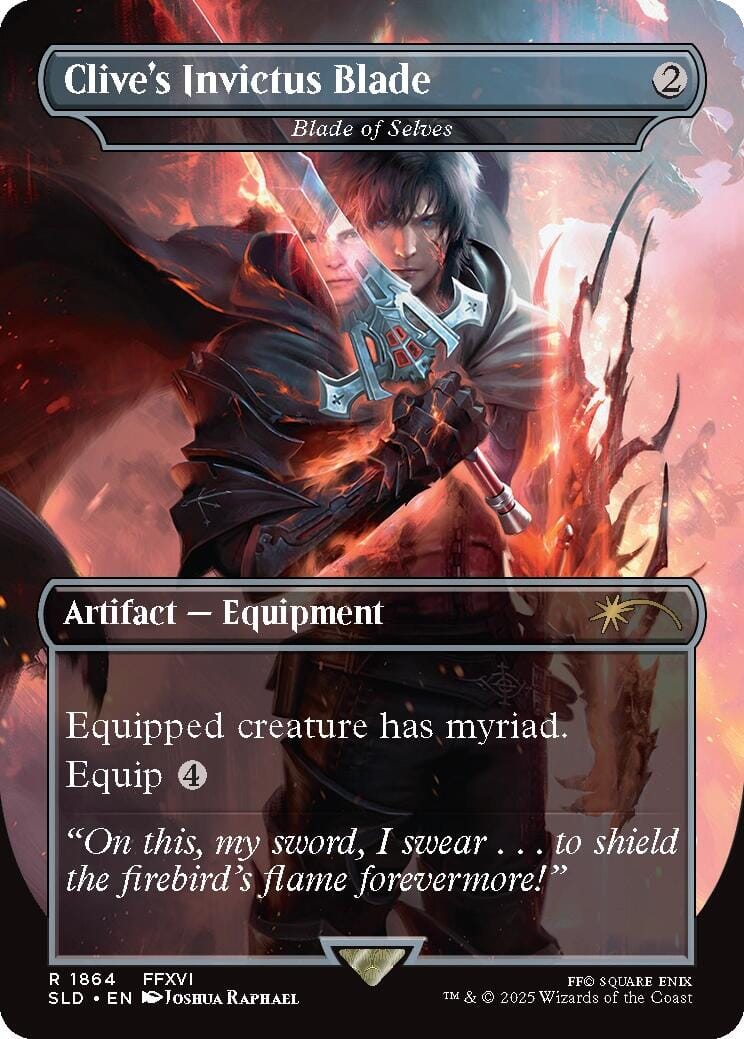 Clive's Invictus Blade - Blade of Selves [Secret Lair Drop Series] MTG Single Magic: The Gathering  | Multizone: Comics And Games