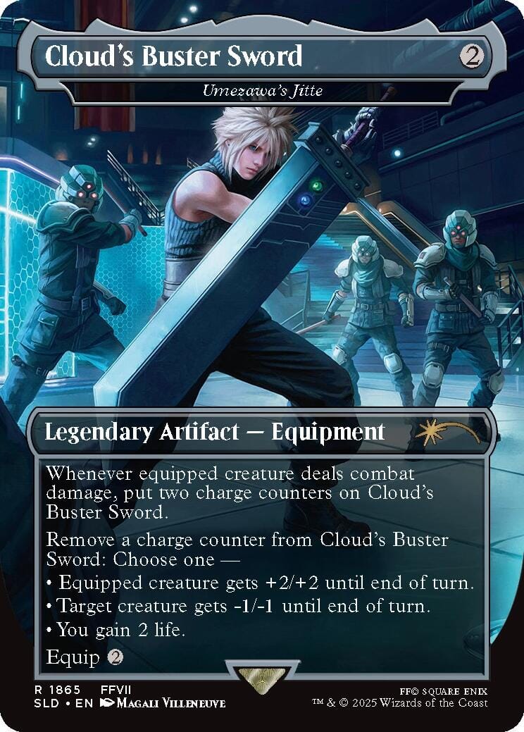 Cloud's Buster Sword - Umezawa's Jitte [Secret Lair Drop Series] MTG Single Magic: The Gathering  | Multizone: Comics And Games