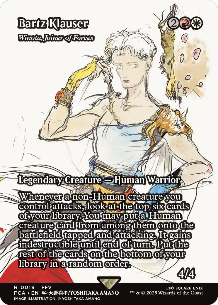 Bartz Klauser - Winota, Joiner of Forces (Showcase) [FINAL FANTASY : Through the Ages] MTG Single Magic: The Gathering  | Multizone: Comics And Games