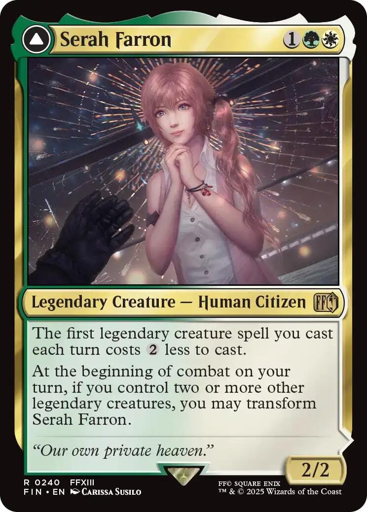 Serah Farron // Crystallized Serah [FINAL FANTASY] MTG Single Magic: The Gathering  | Multizone: Comics And Games