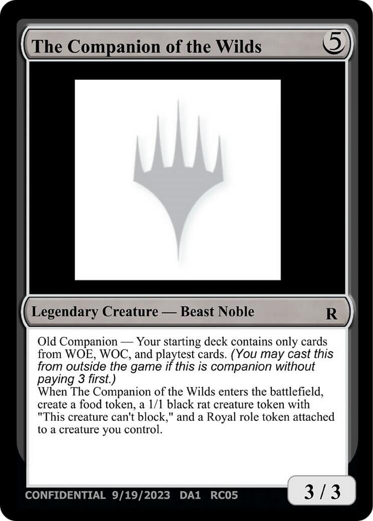 The Companion of the Wilds [Unknown Event] MTG Single Magic: The Gathering  | Multizone: Comics And Games