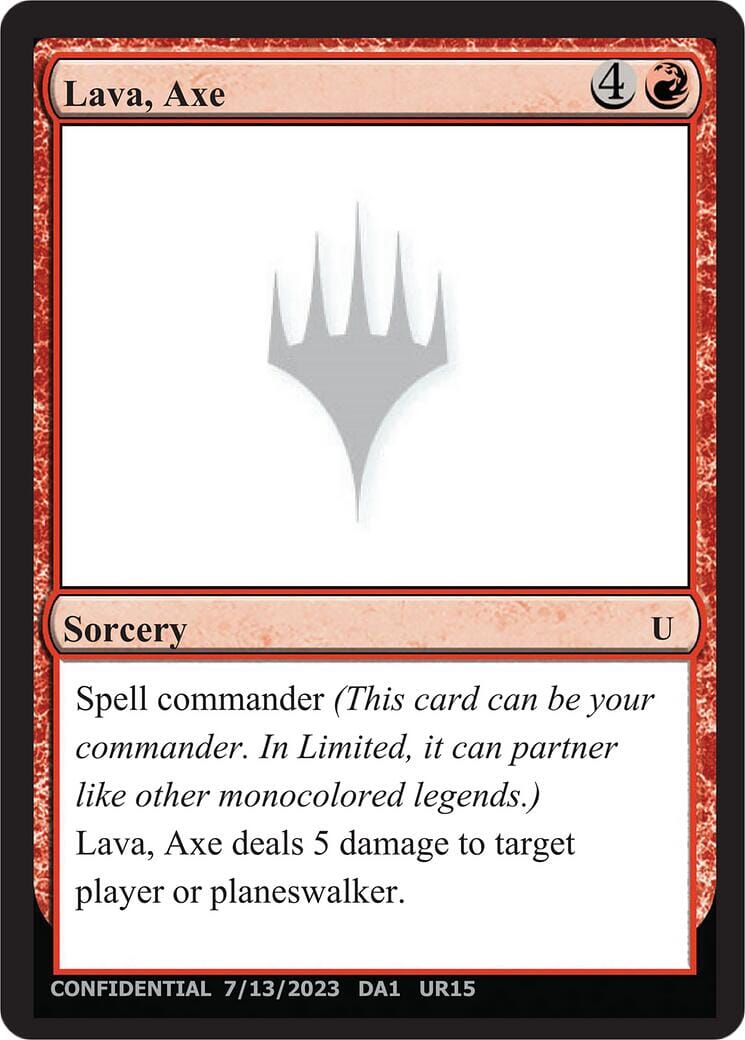 Lava, Axe [Mystery Booster] MTG Single Magic: The Gathering  | Multizone: Comics And Games