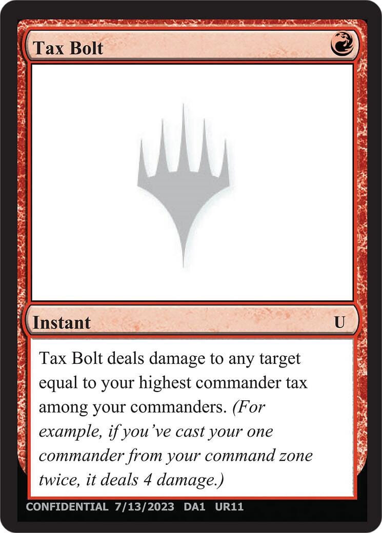 Tax Bolt [Mystery Booster] MTG Single Magic: The Gathering  | Multizone: Comics And Games
