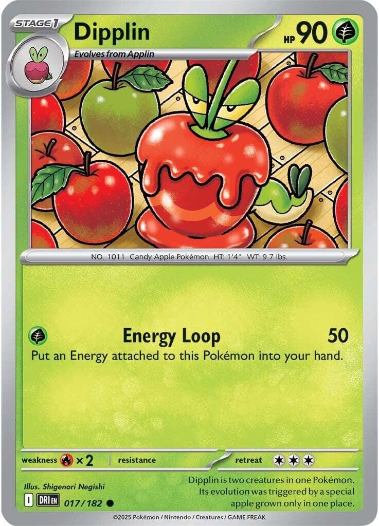 Dipplin (017/182) [Scarlet & Violet: Destined Rivals] Pokemon Single Pokémon  | Multizone: Comics And Games