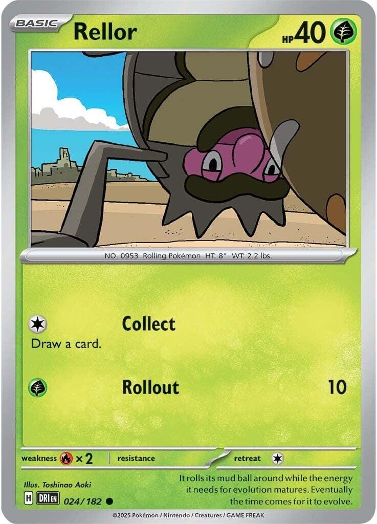 Rellor (024/182) [Scarlet & Violet: Destined Rivals] Pokemon Single Pokémon  | Multizone: Comics And Games