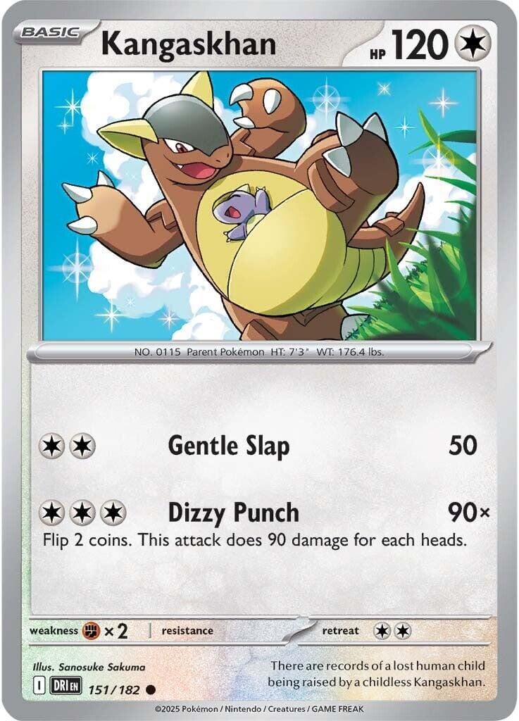 Kangaskhan (151/182) [Scarlet & Violet: Destined Rivals] Pokemon Single Pokémon  | Multizone: Comics And Games