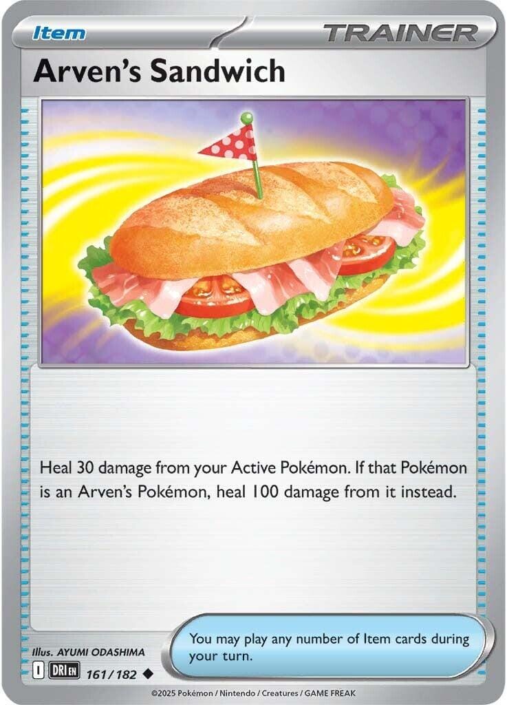 Arven's Sandwich (161/182) [Scarlet & Violet: Destined Rivals] Pokemon Single Pokémon  | Multizone: Comics And Games