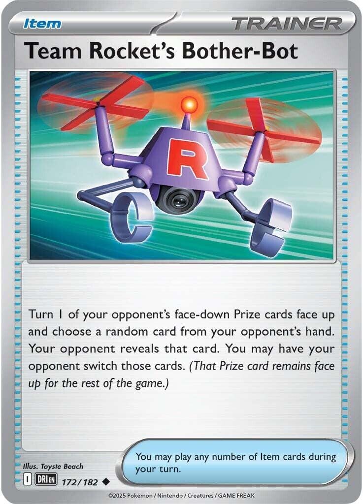 Team Rocket's Bother-Bot (172/182) [Scarlet & Violet: Destined Rivals] Pokemon Single Pokémon  | Multizone: Comics And Games